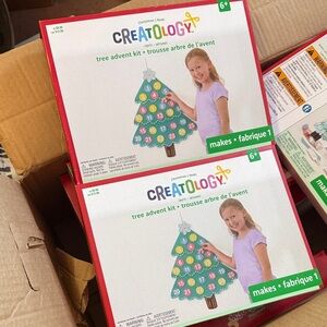 Tree Advent Kit for Kids - Green GIFT CRAFT BOTH FOR ONE PRICE